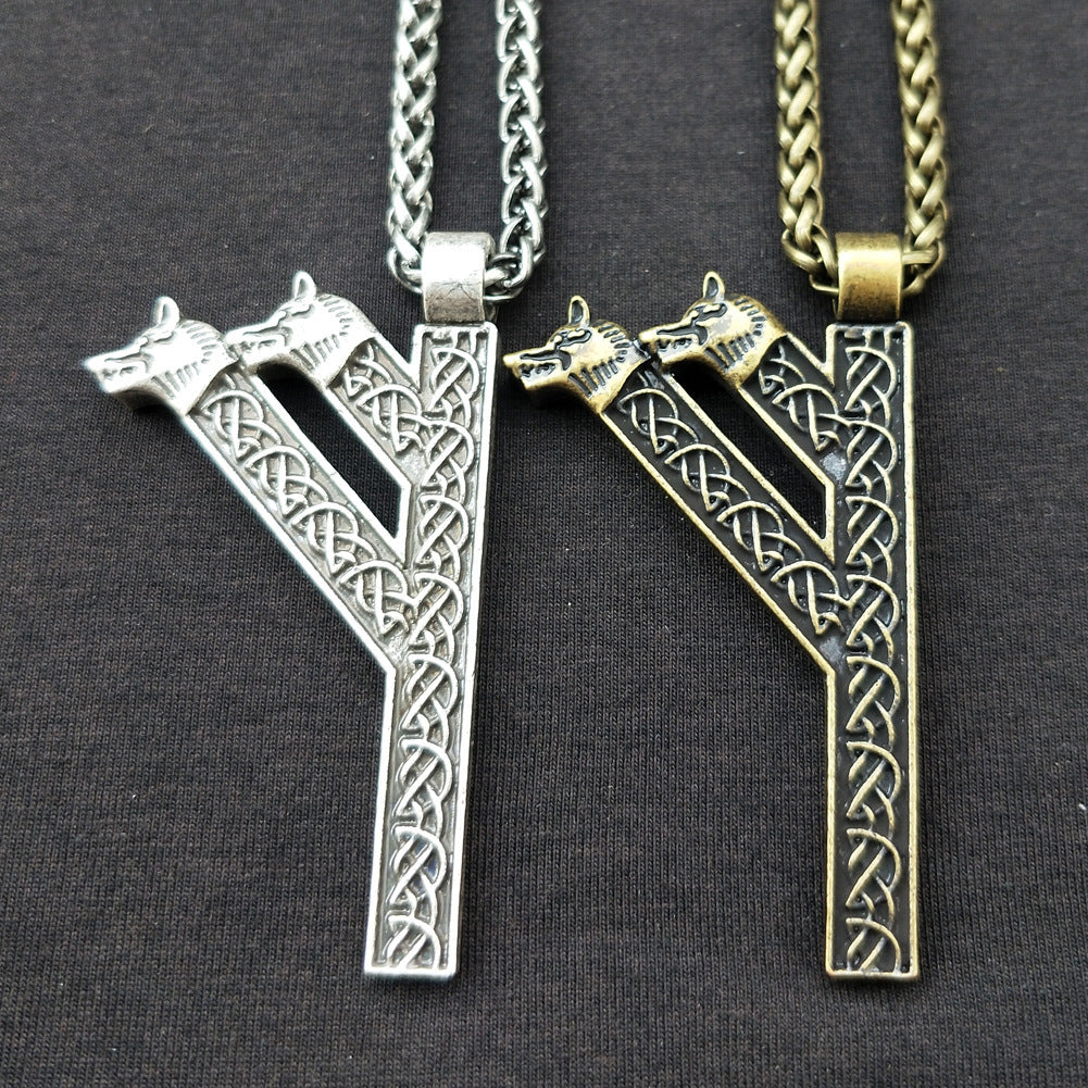 Collier Pendentif Rune Mode Homme