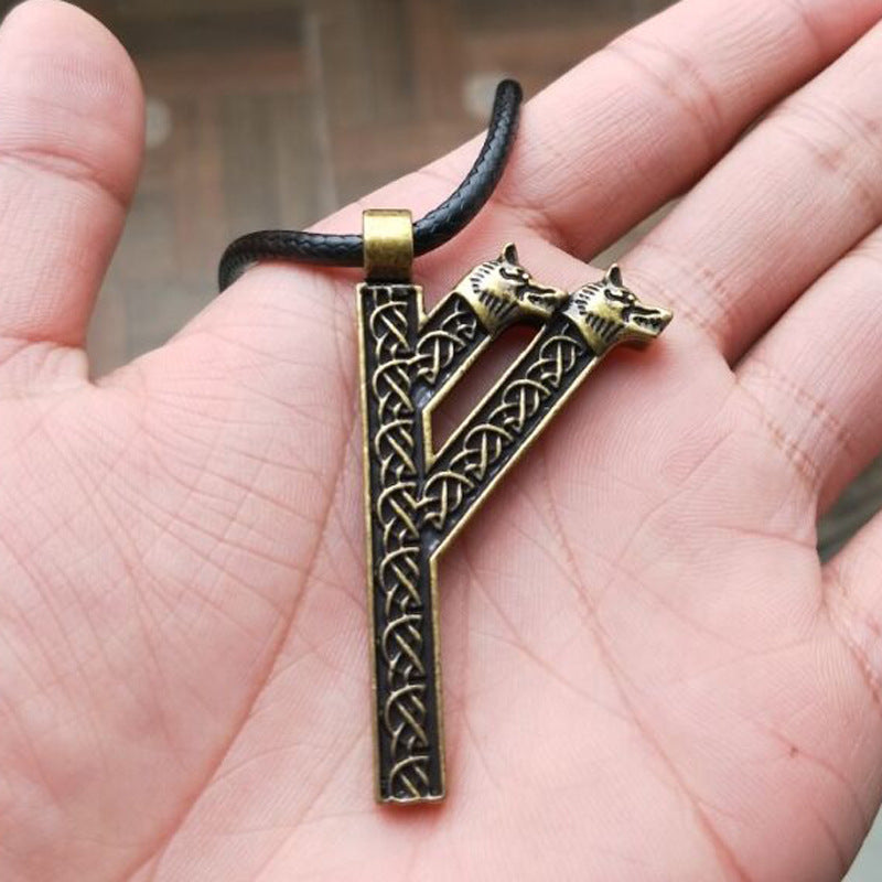 Collier Pendentif Rune Mode Homme