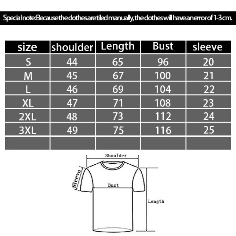 European And American Viking T-shirt Triquetra Tattoo Digital Printing Casual Round Neck T-shirt